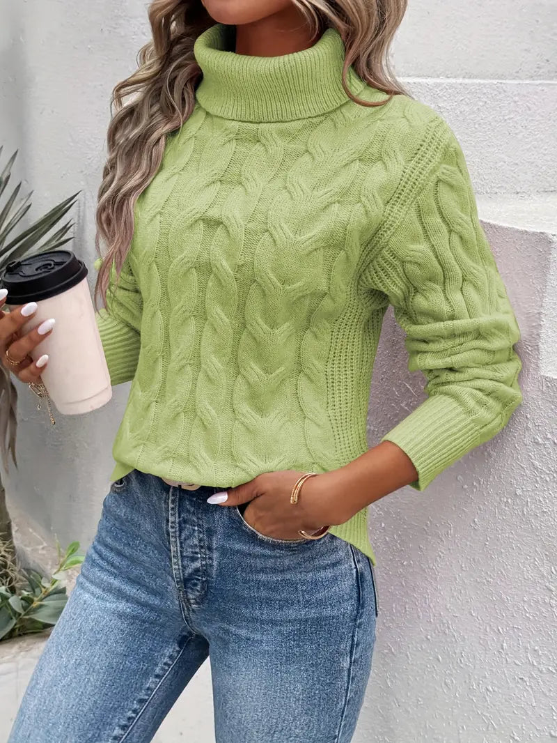Armelle – Élégant et Confortable Pull Torsadé