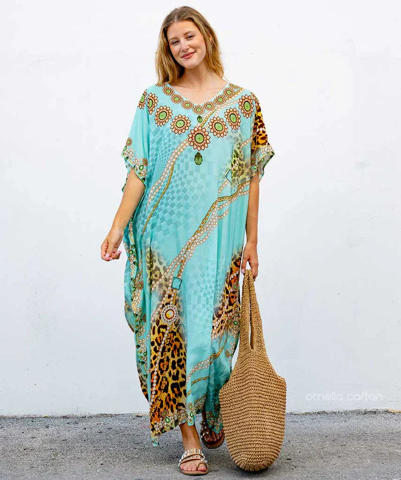 Brunehilde – Doux et Ample Caftan d'Été