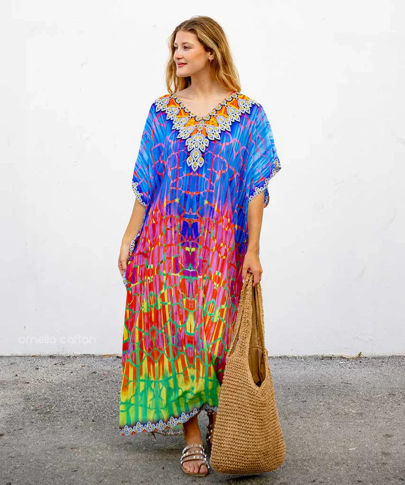 Jade – Caftan d'été léger et spacieux