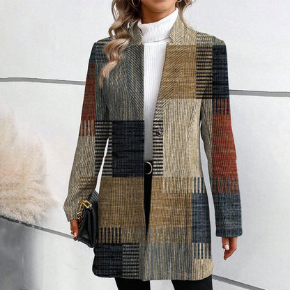 Manuela - Élégant blazer à motifs pour femmes