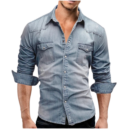 vitoria™ - Chemise en denim au design contemporain
