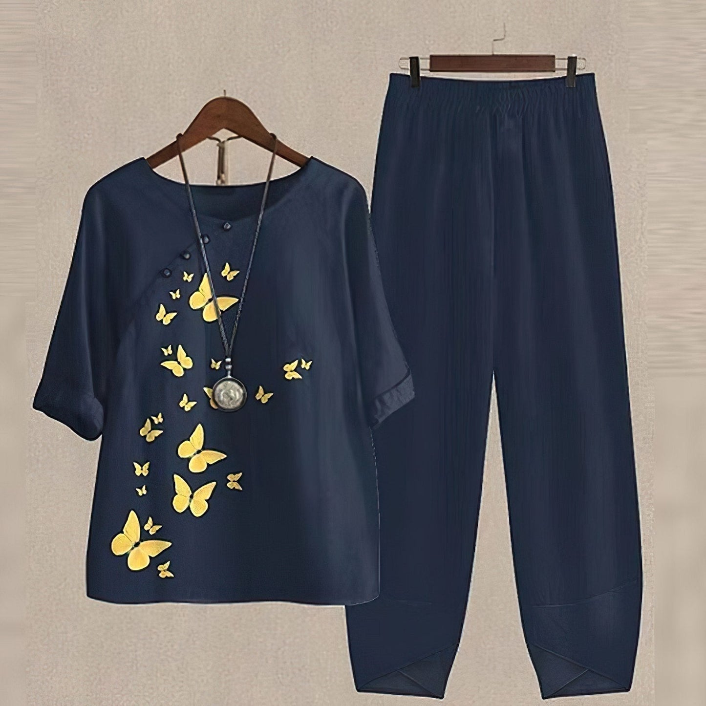 Katell – Ensemble élégant et confortable de chemise et pantalon