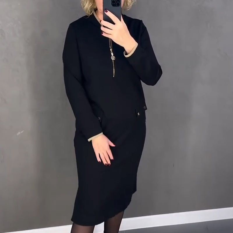 Lysiane - Élégante Robe Zippée