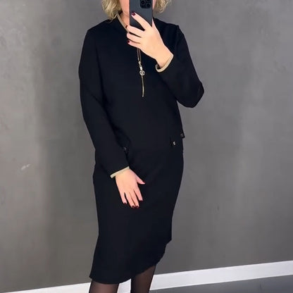 Lysiane - Élégante Robe Zippée