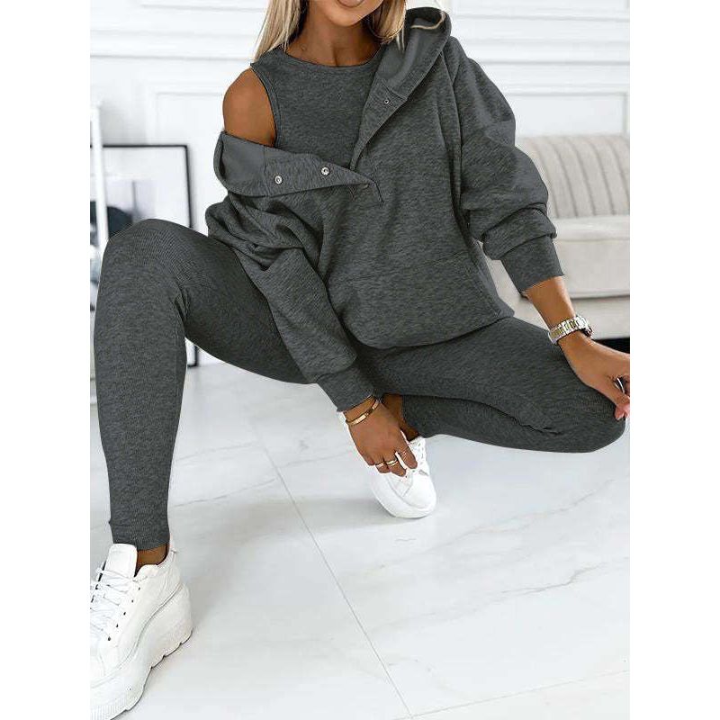 Nina - Ensemble Confort avec Sweat à Capuche Oversize