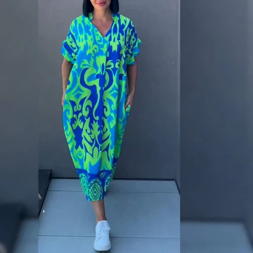 Huguette – Robe légère à imprimé floral