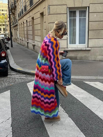 Maëlys - Élégant et chaleureux cardigan en coton