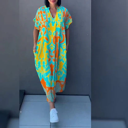 Huguette – Robe légère à imprimé floral