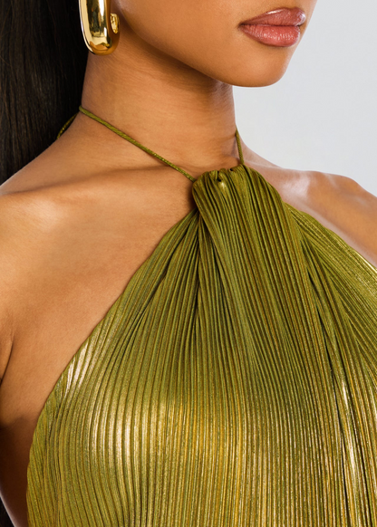 Éléonore – Élégante robe longue de designer