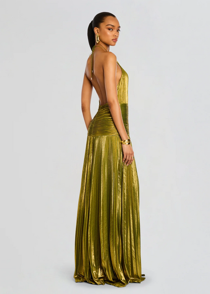 Éléonore – Élégante robe longue de designer
