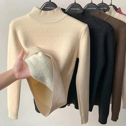 Dominique – Élégant et Chaud Pull en Polaire