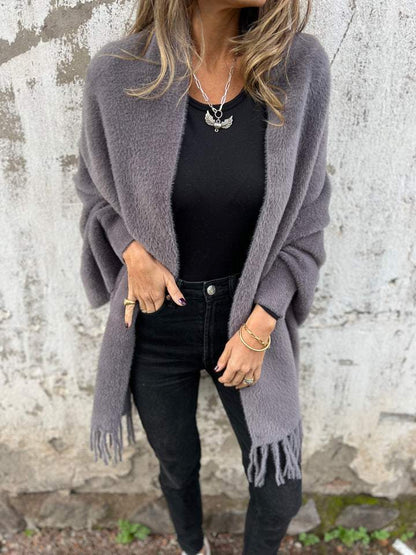 Mireille - Pull Chic à Col Long