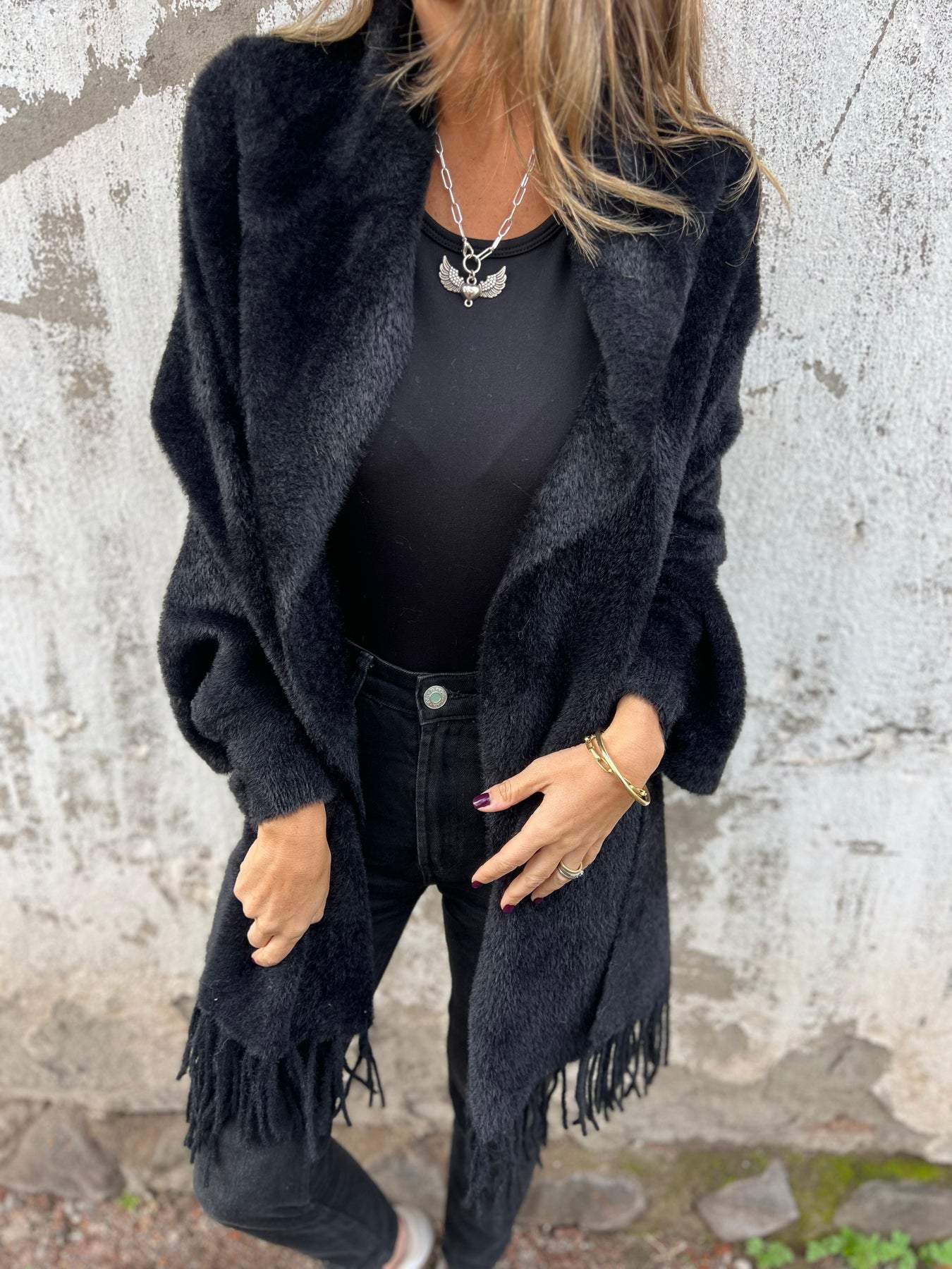 Mireille - Pull Chic à Col Long