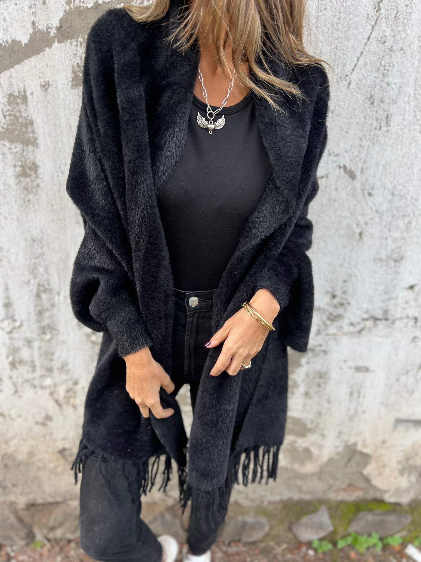 Mireille - Pull Chic à Col Long
