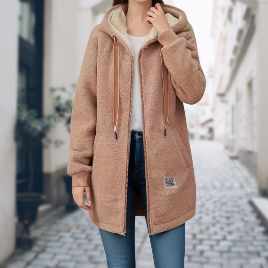 Malou - Élégante Veste Doublée en Polaire