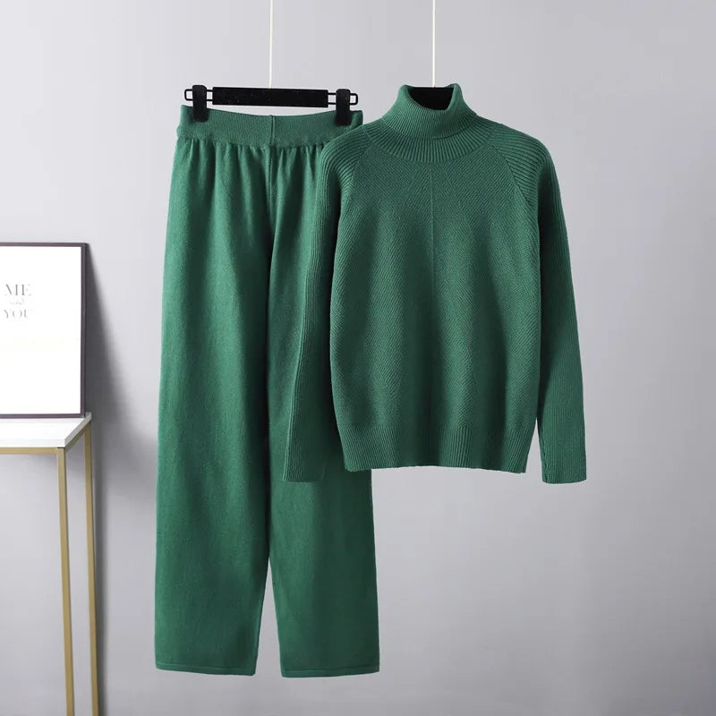 Vitoria™ | Ensemble Lounge en Tricot Torsadé à Deux Pièces