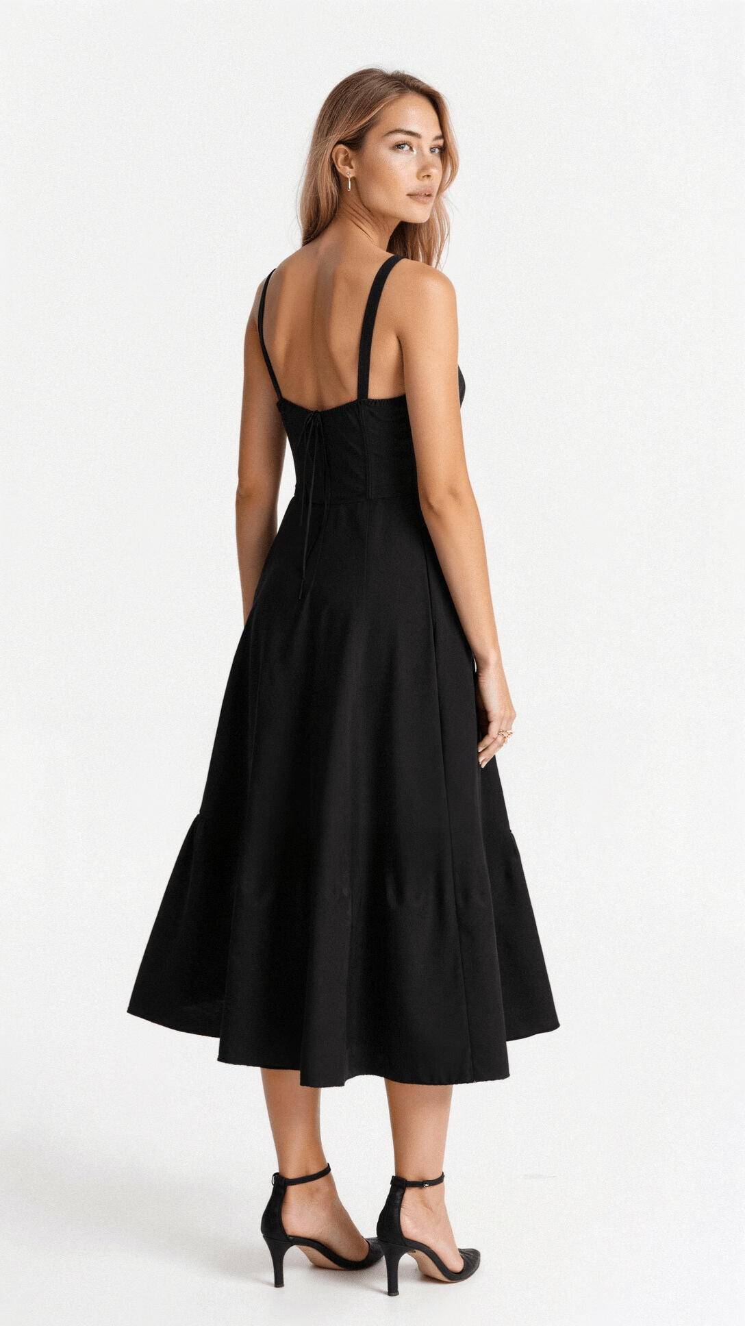 Alexiane – Élégante robe taille haute qui met en valeur