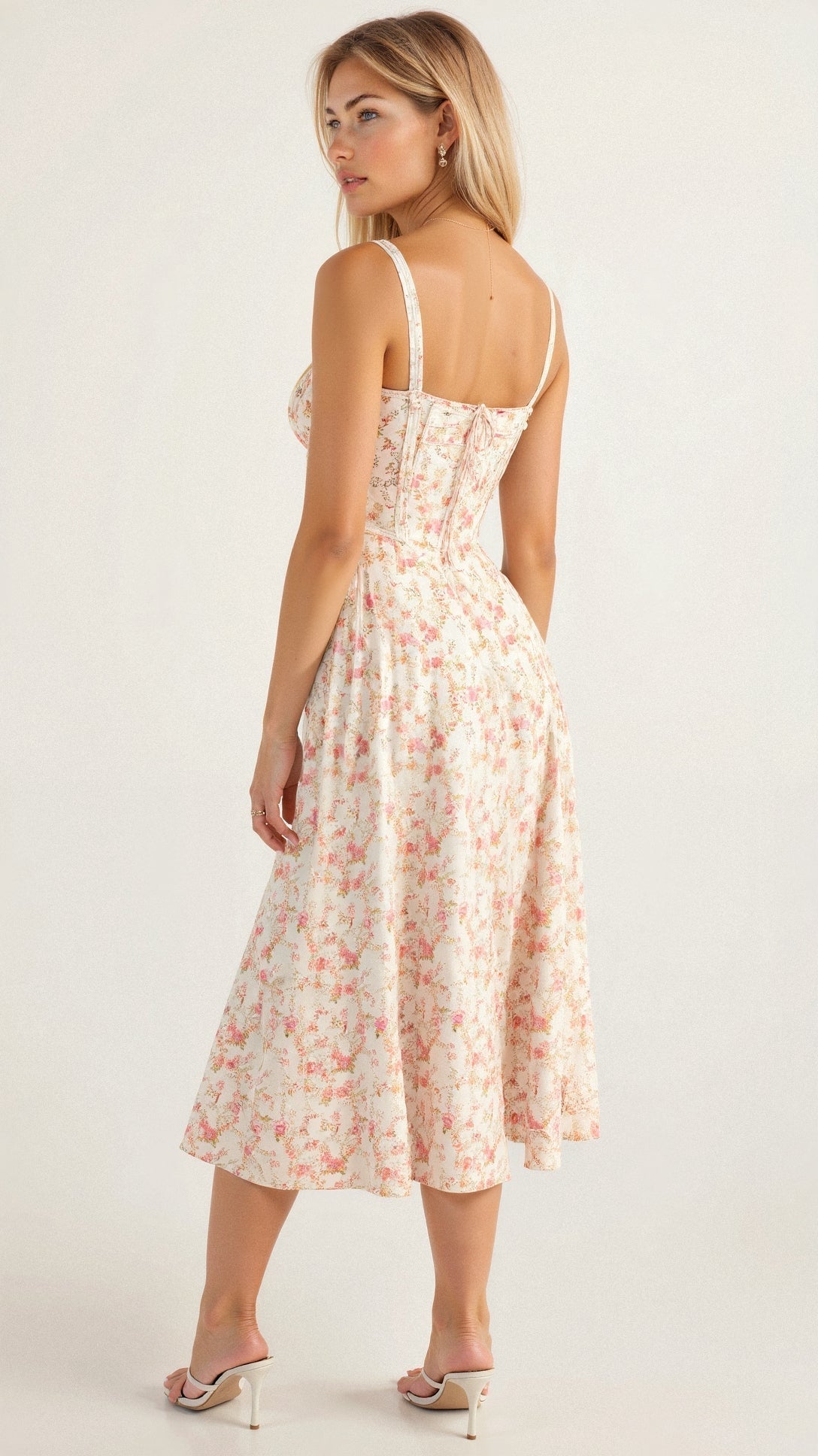 Alexiane – Élégante robe taille haute qui met en valeur