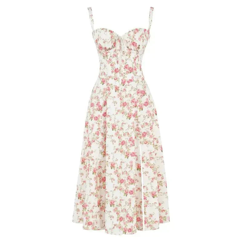 Alexiane – Élégante robe taille haute qui met en valeur