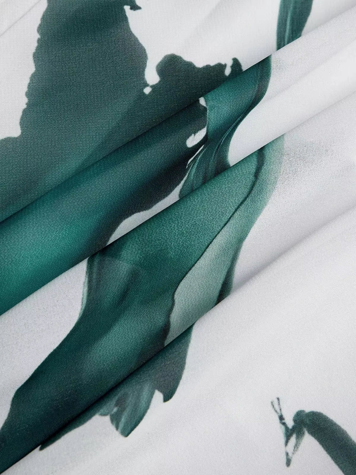 Nayla – Longue Robe à Imprimé Aquarelle