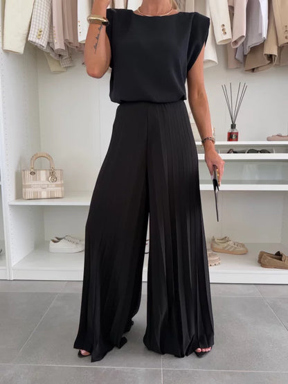 Fleurine - Ensemble Chic Haut et Pantalon