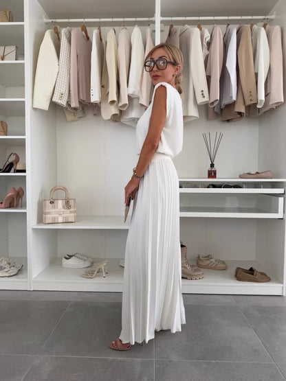Fleurine - Ensemble Chic Haut et Pantalon