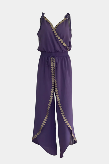Ambreline – Monokini avec accents dorés