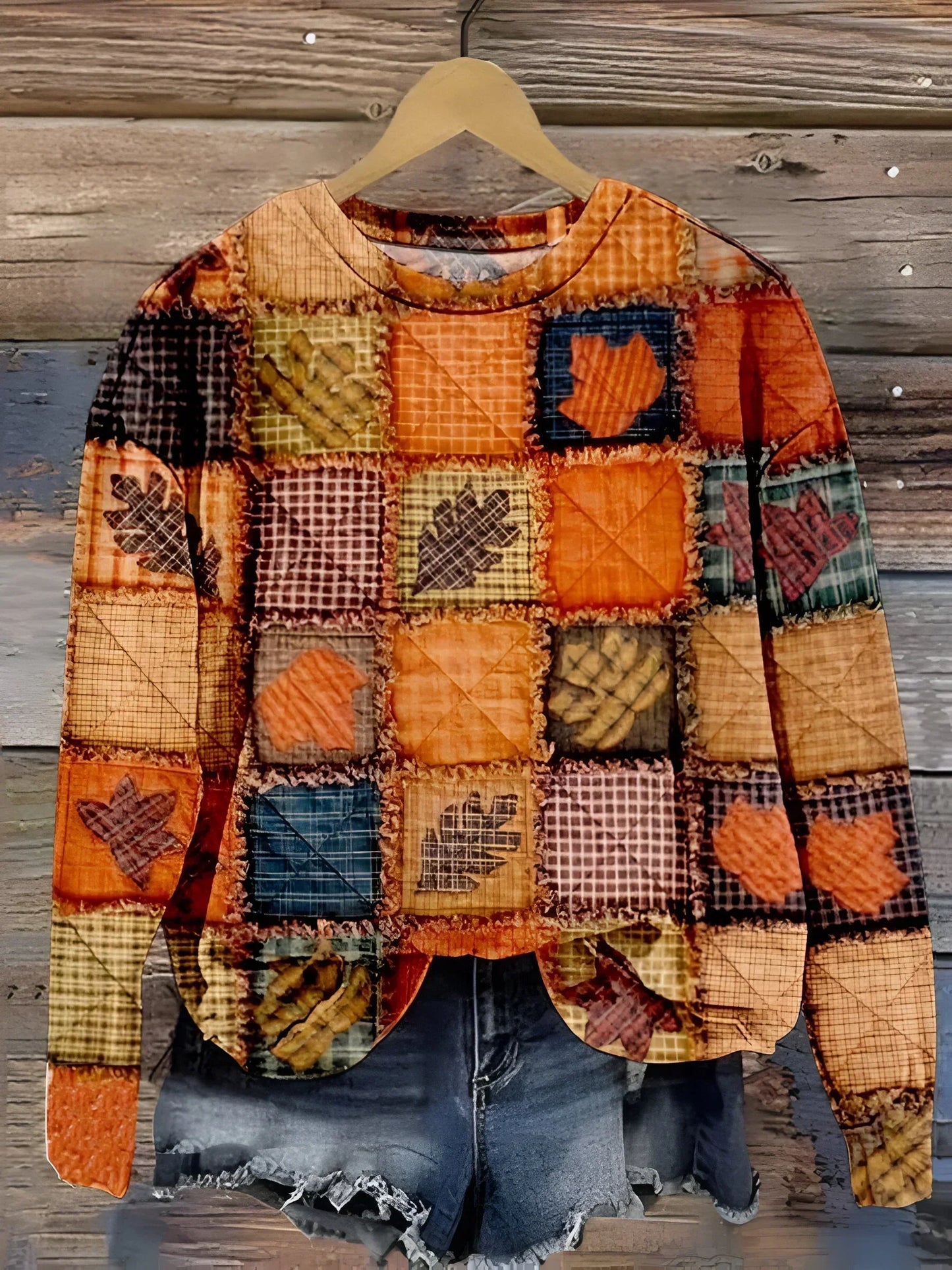 Iris - Soft Patchwork Pull