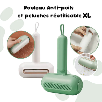 Rouleau Anti-poils et peluches réutilisable XL