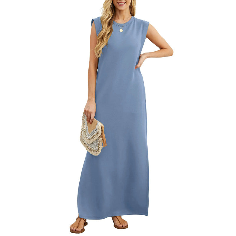 Yliana - Robe Longue Fluide Anti-Rides