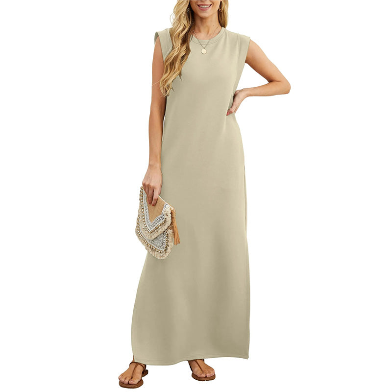 Yliana - Robe Longue Fluide Anti-Rides