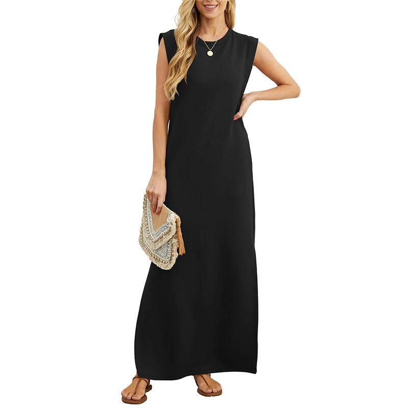 Yliana - Robe Longue Fluide Anti-Rides