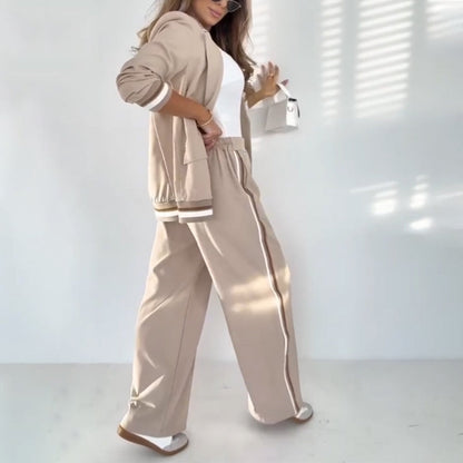 Maloé – Blazer et Pantalon Large Coordonné
