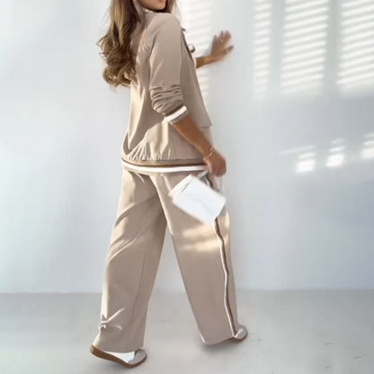 Maloé – Blazer et Pantalon Large Coordonné
