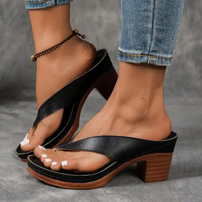 Juliette – Sandales orthopédiques chic à talon élevé