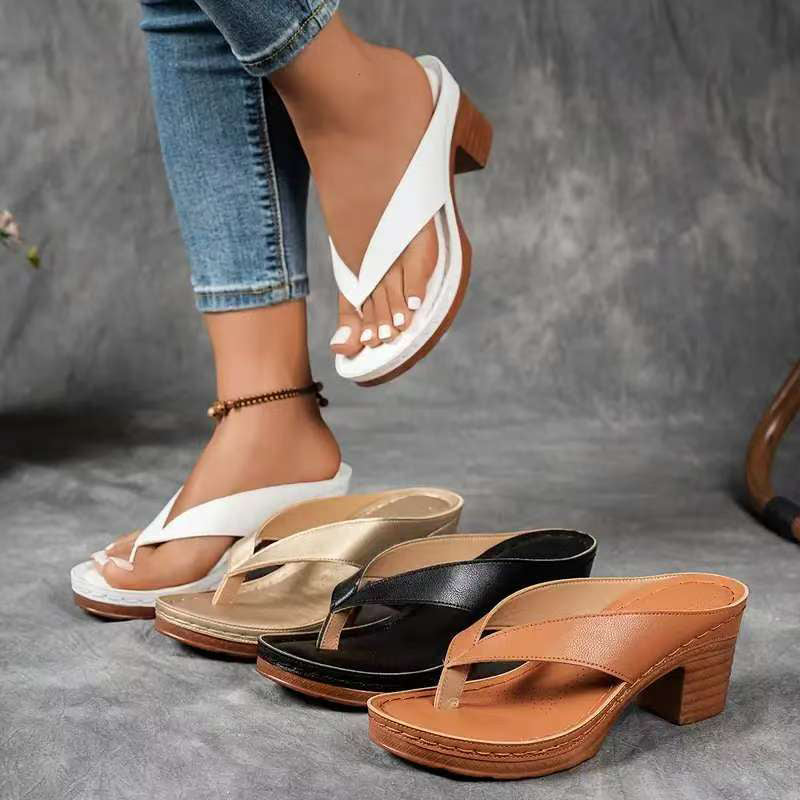 Juliette – Sandales orthopédiques chic à talon élevé