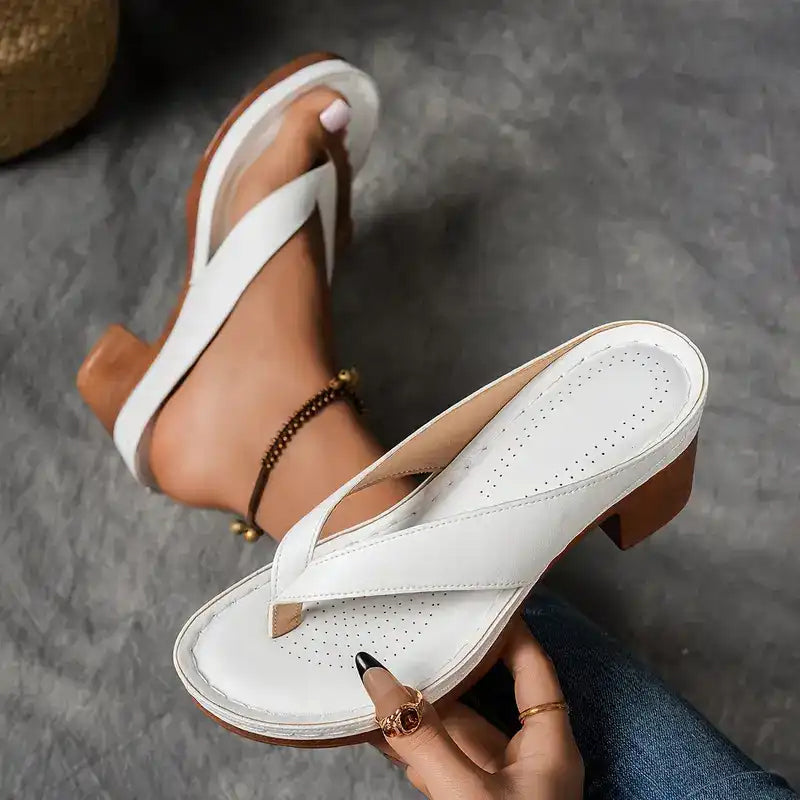 Juliette – Sandales orthopédiques chic à talon élevé