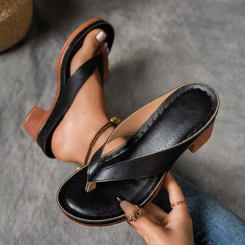 Juliette – Sandales orthopédiques chic à talon élevé