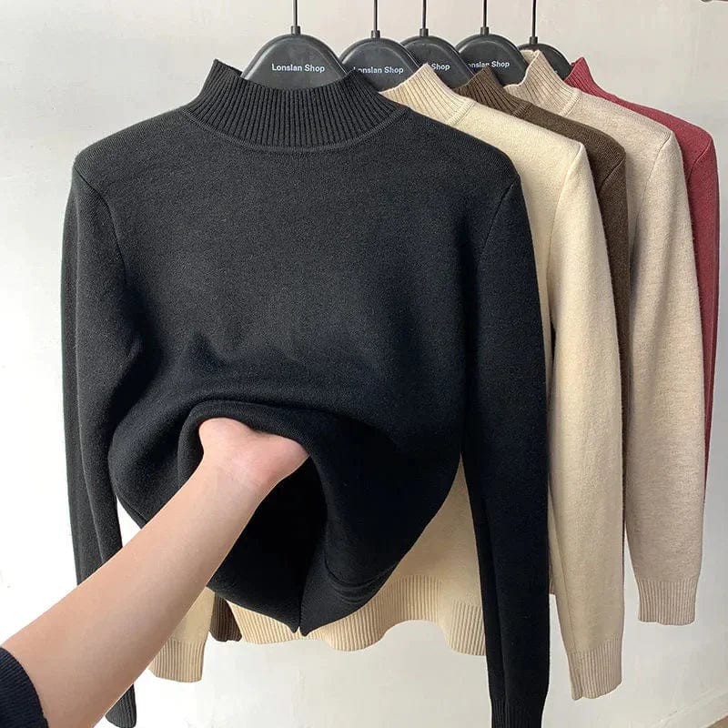 Dominique – Élégant et Chaud Pull en Polaire