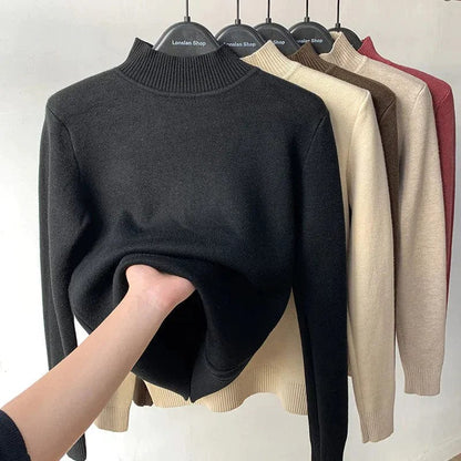 Dominique – Élégant et Chaud Pull en Polaire