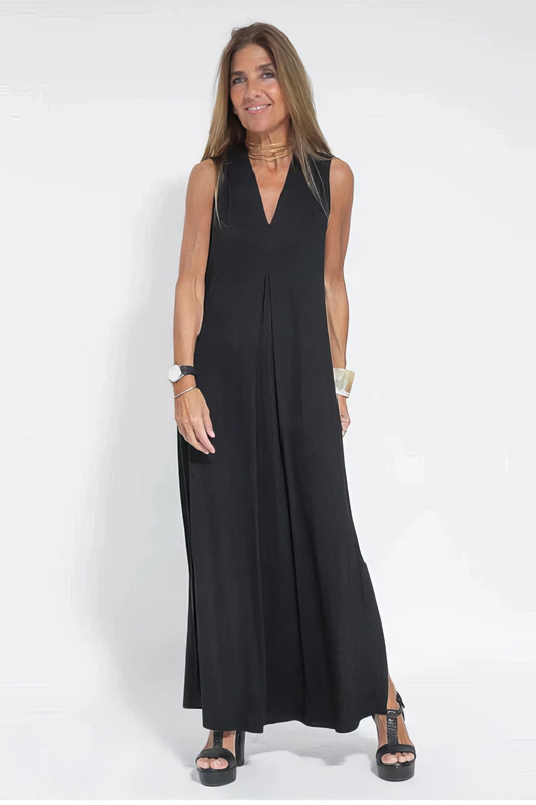 Lilwenn – Élégante Robe Longue Sculptante