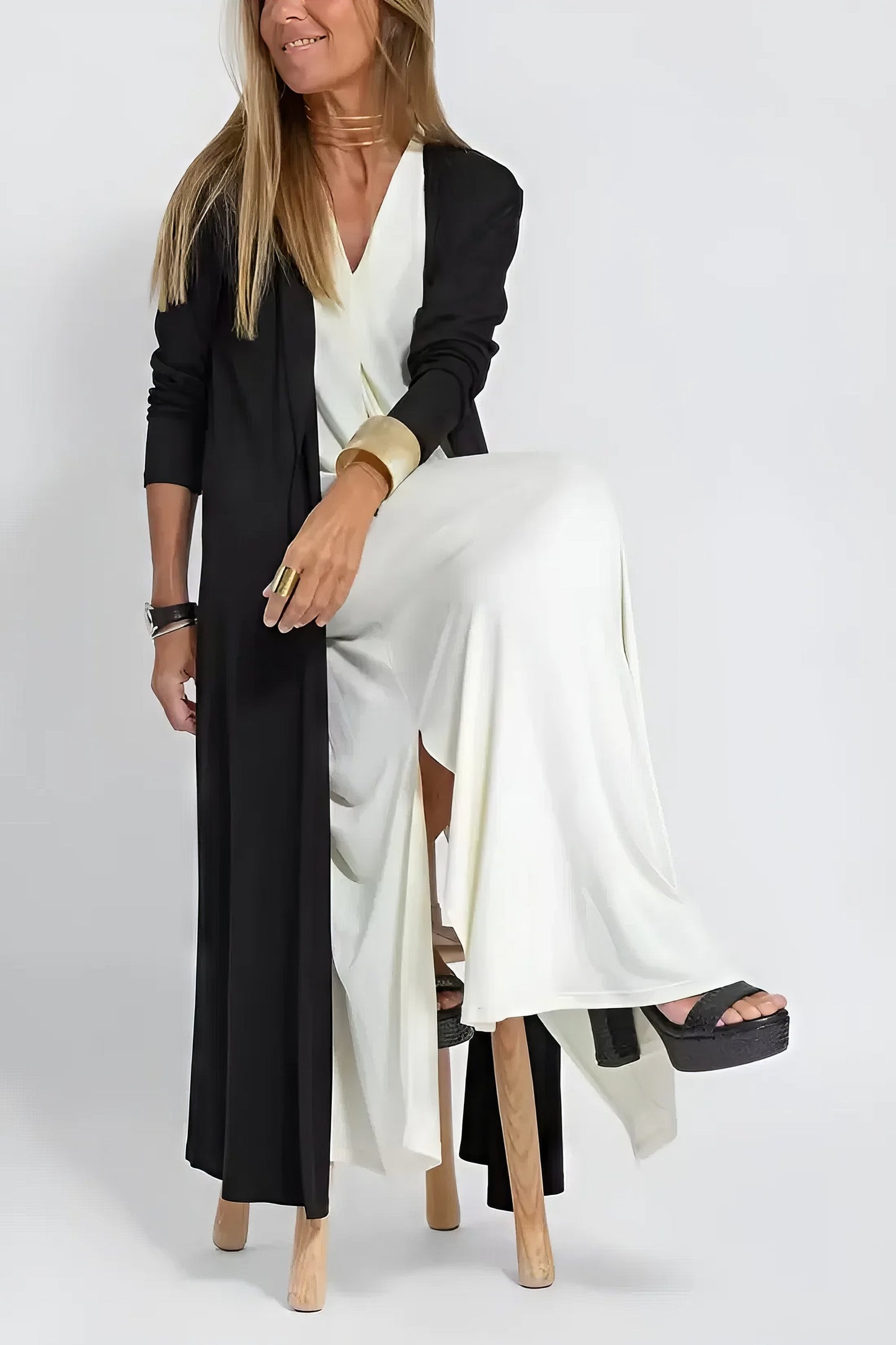 Lilwenn – Élégante Robe Longue Sculptante