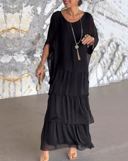Mathurine - Robe artistique à silhouette fluide