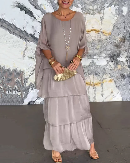 Mathurine - Robe artistique à silhouette fluide