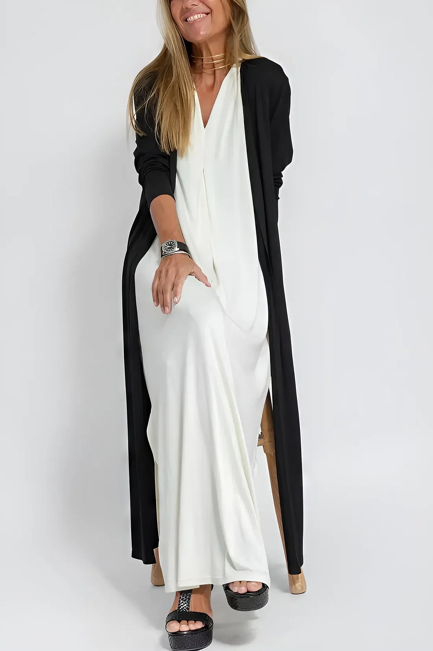 Lilwenn – Élégante Robe Longue Sculptante