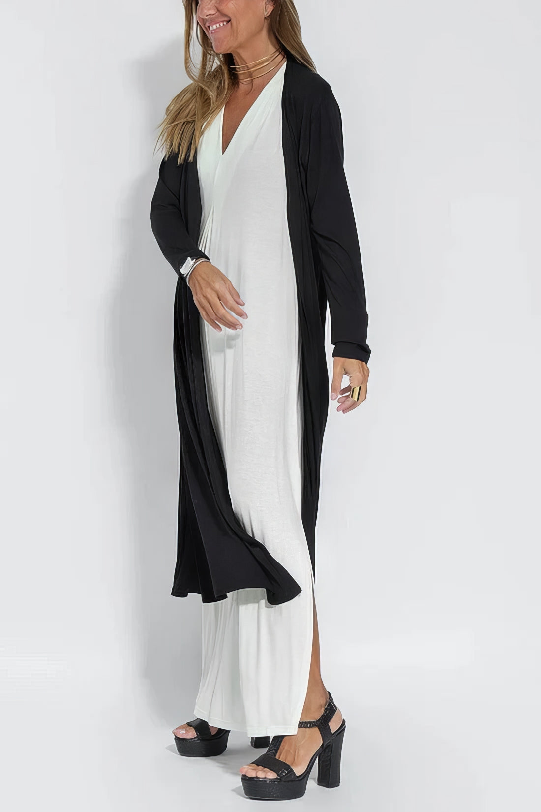 Lilwenn – Élégante Robe Longue Sculptante