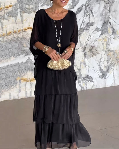 Mathurine - Robe artistique à silhouette fluide