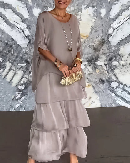 Mathurine - Robe artistique à silhouette fluide