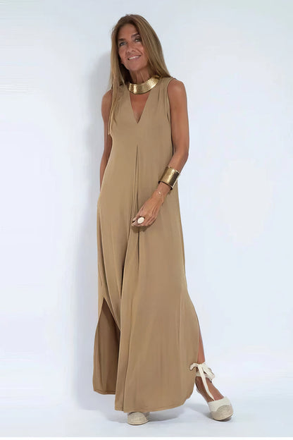 Lilwenn – Élégante Robe Longue Sculptante