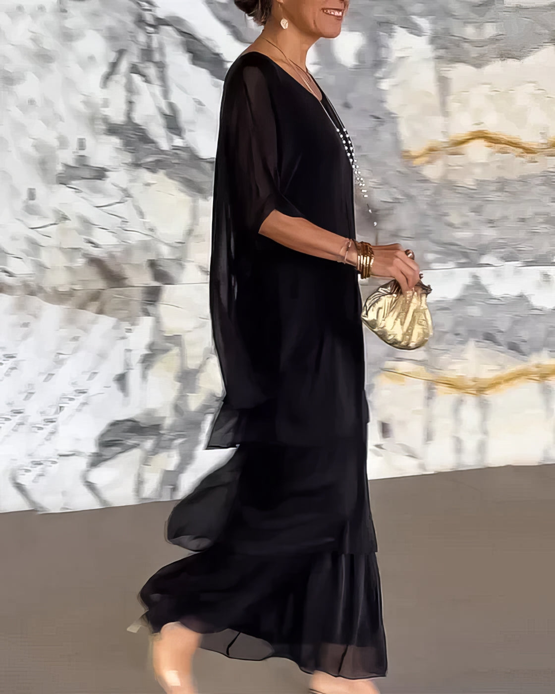 Mathurine - Robe artistique à silhouette fluide